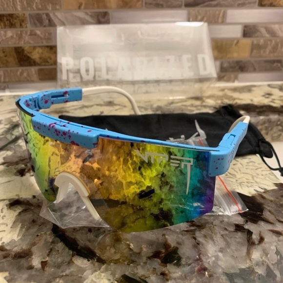 PV 13 Sunglasses Outdoor Sports Windproof Cycling Eyewear Pit Viper Style - Picture 2 of 3